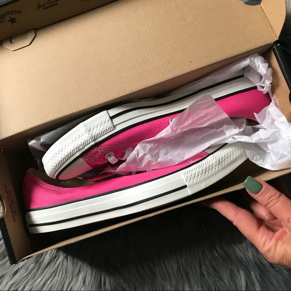NEW 🎁 MENS CONVERSE ALLSTAR ‘PINK PAPER’ SZ 9.5 - Picture 6 of 8